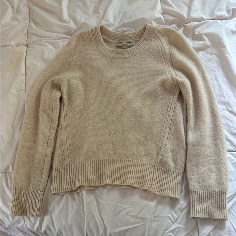 Burberry Cream Sweater